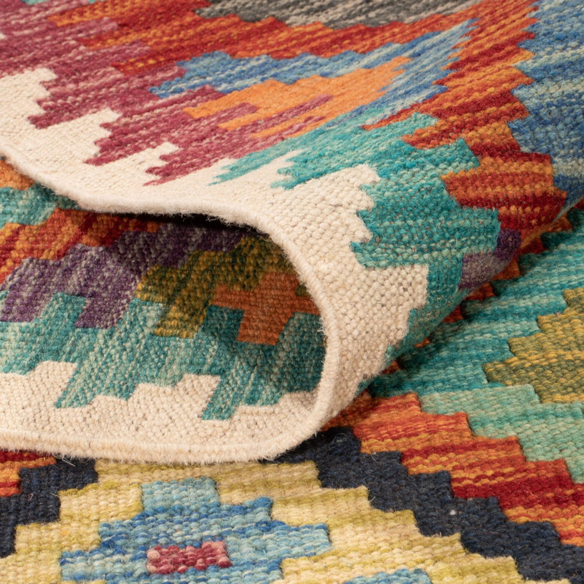 Kelim Teppich - Splash - 293 x 210 cm - mehrfarbig