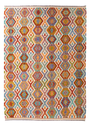 Kelim Teppich - Splash - 294 x 210 cm - mehrfarbig