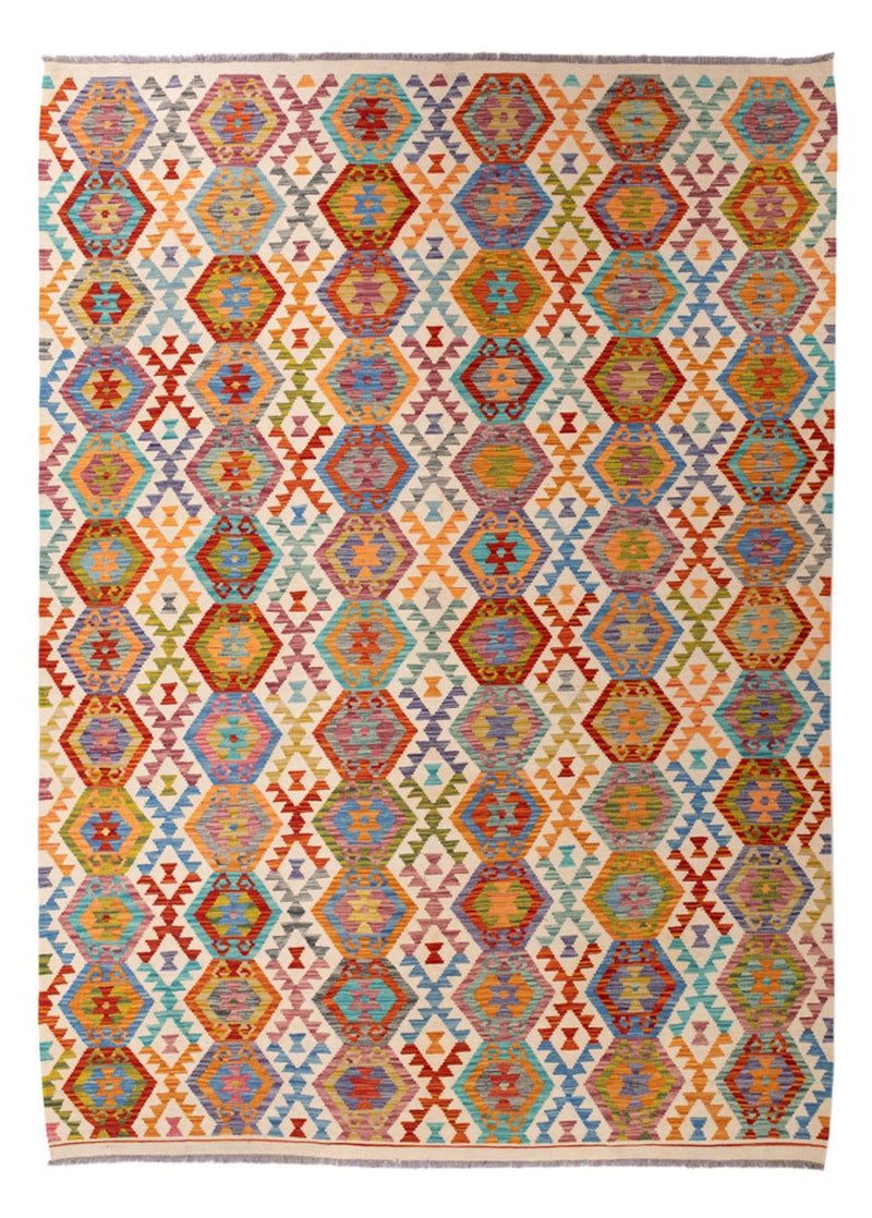 Kelim Teppich - Splash - 294 x 210 cm - mehrfarbig