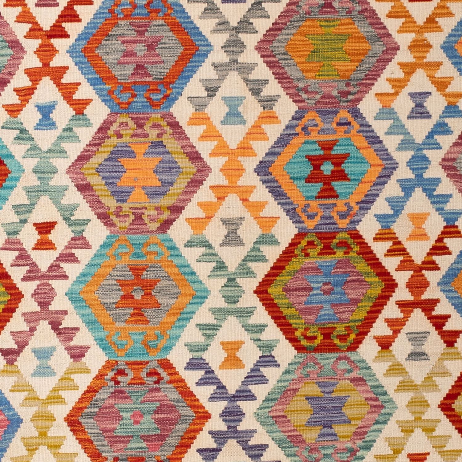 Kelim Teppich - Splash - 294 x 210 cm - mehrfarbig