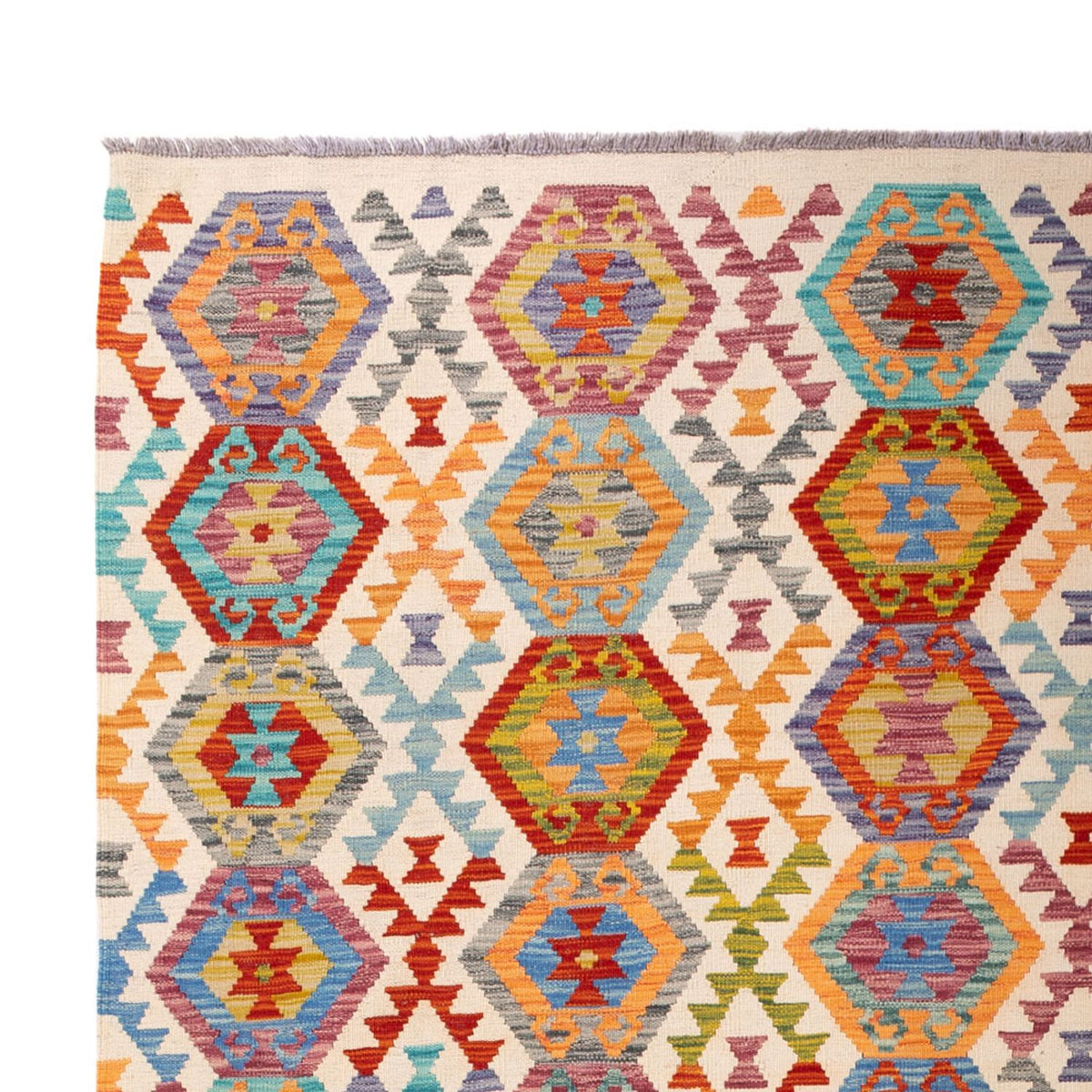 Kelim Teppich - Splash - 294 x 210 cm - mehrfarbig