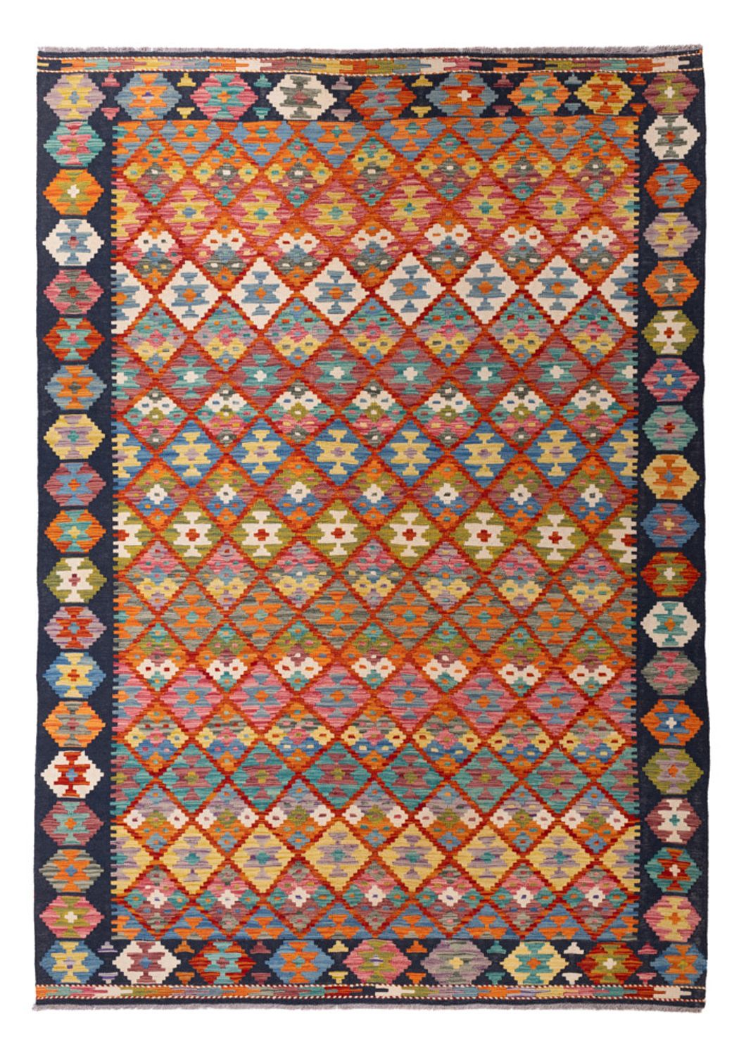 Kelim Teppich - Splash - 293 x 210 cm - mehrfarbig