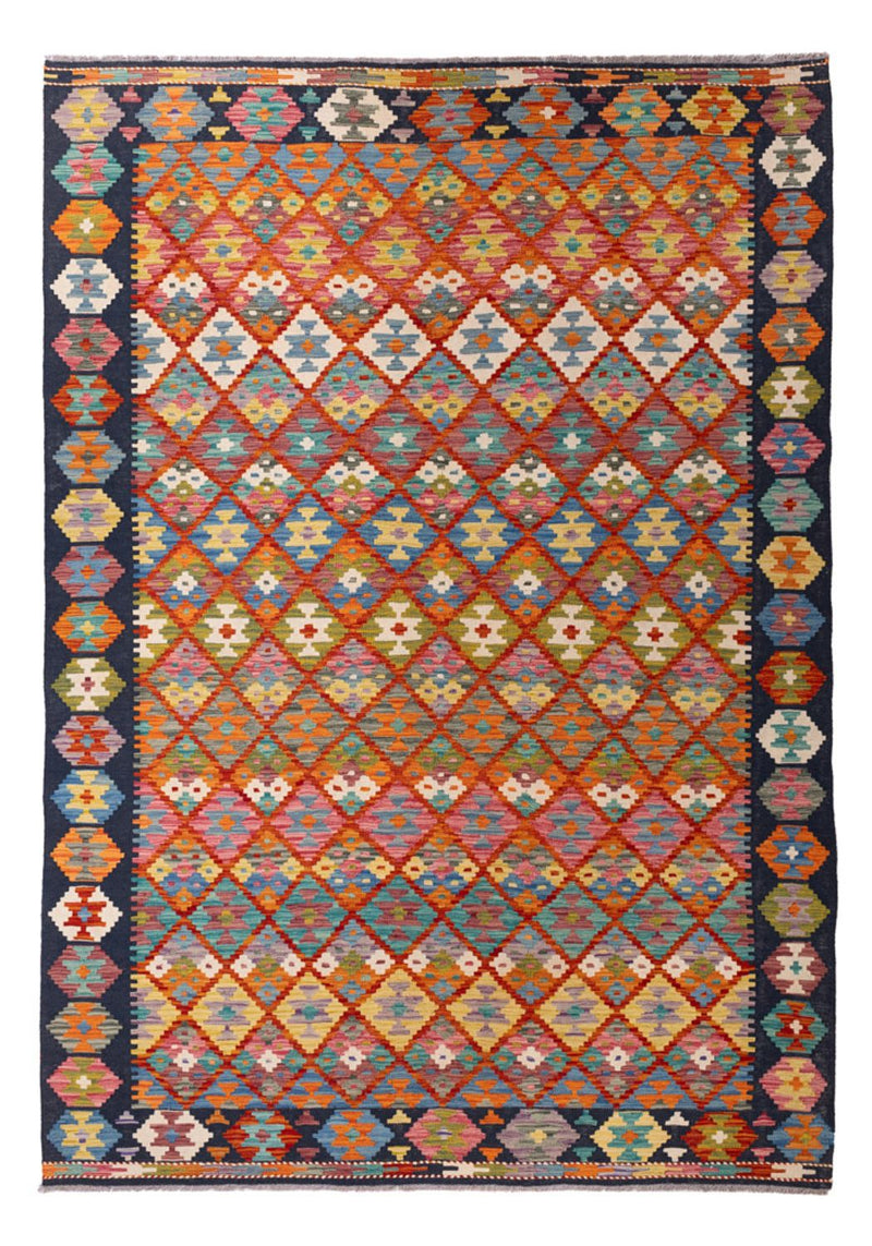Kelim Teppich - Splash - 293 x 210 cm - mehrfarbig