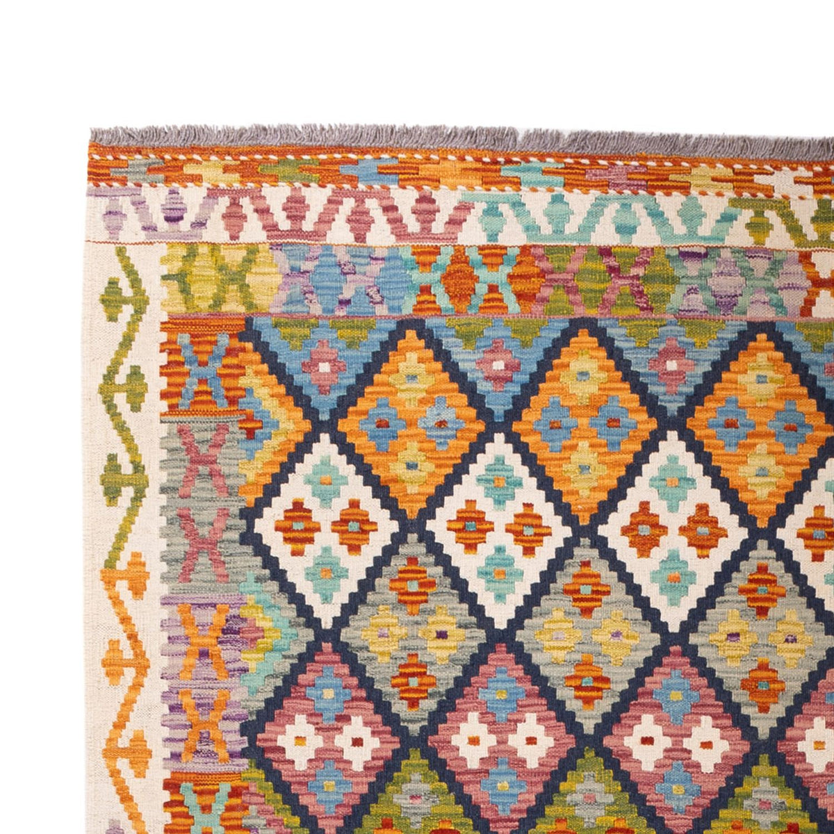 Kelim Teppich - Splash - 304 x 207 cm - mehrfarbig