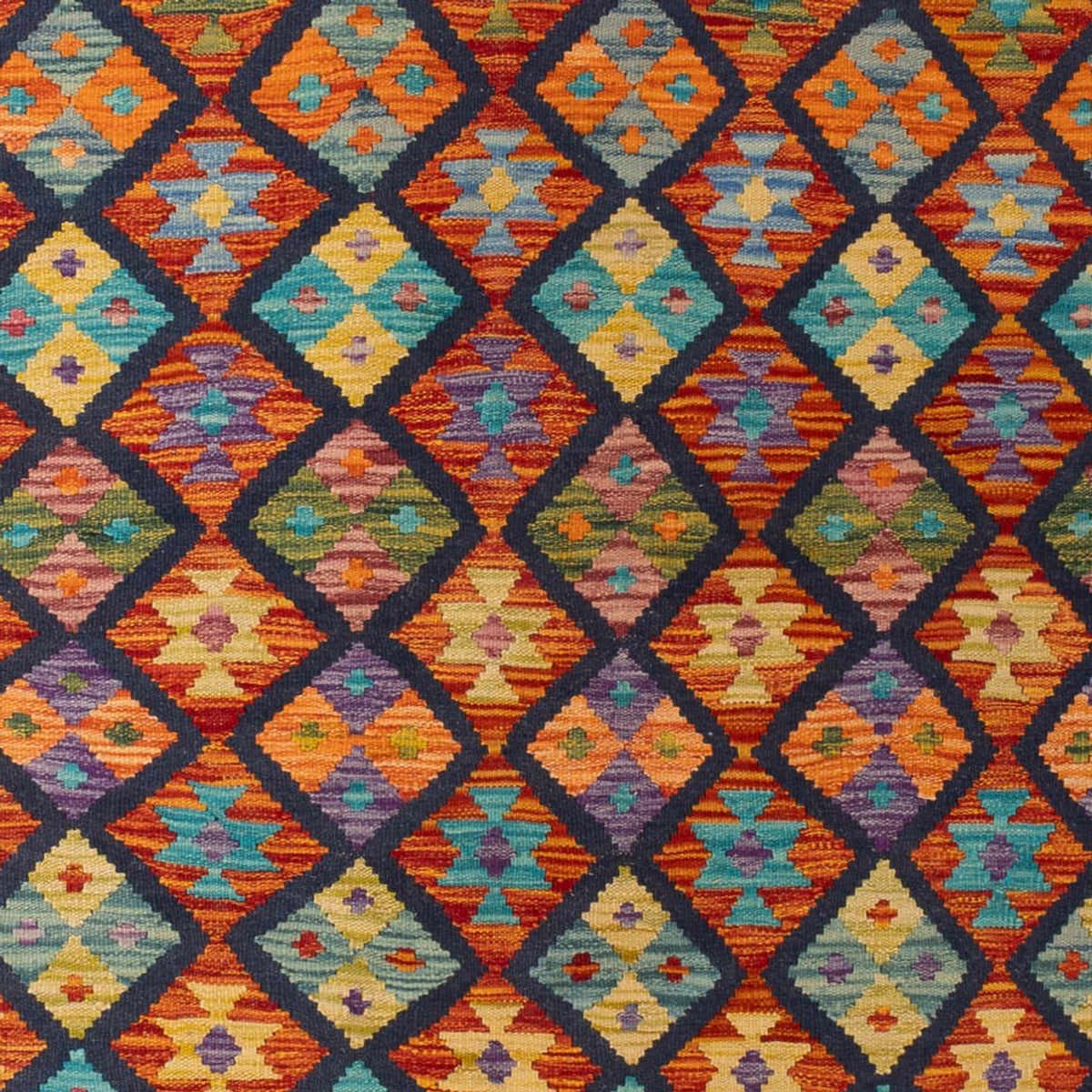 Kelim Teppich - Splash - 295 x 207 cm - mehrfarbig