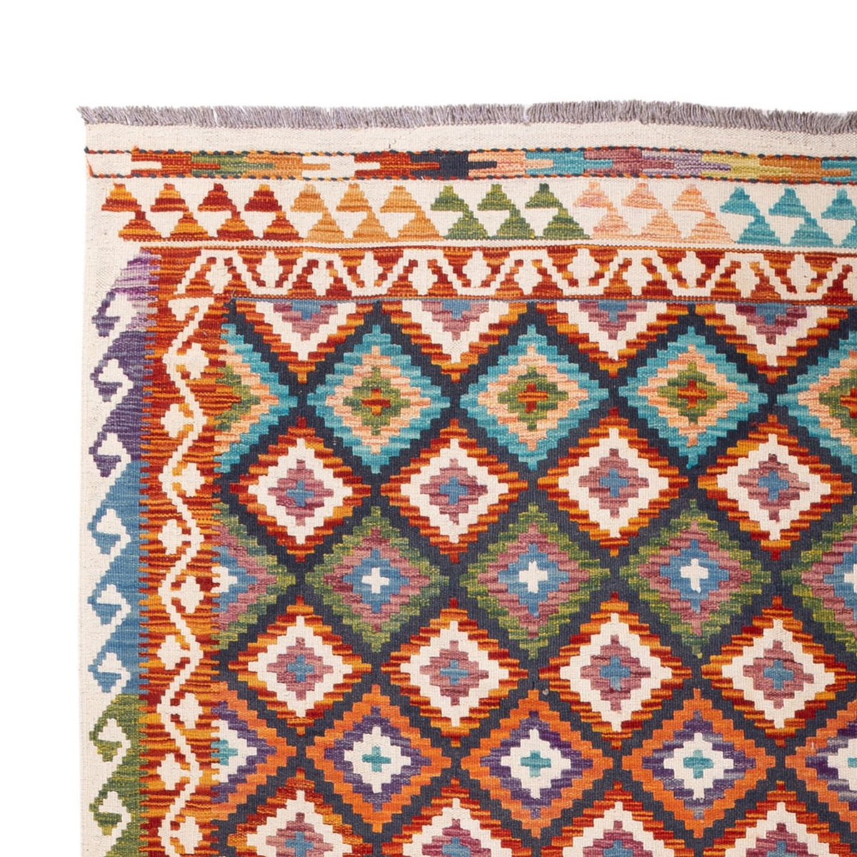 Kelim Teppich - Splash - 282 x 201 cm - mehrfarbig