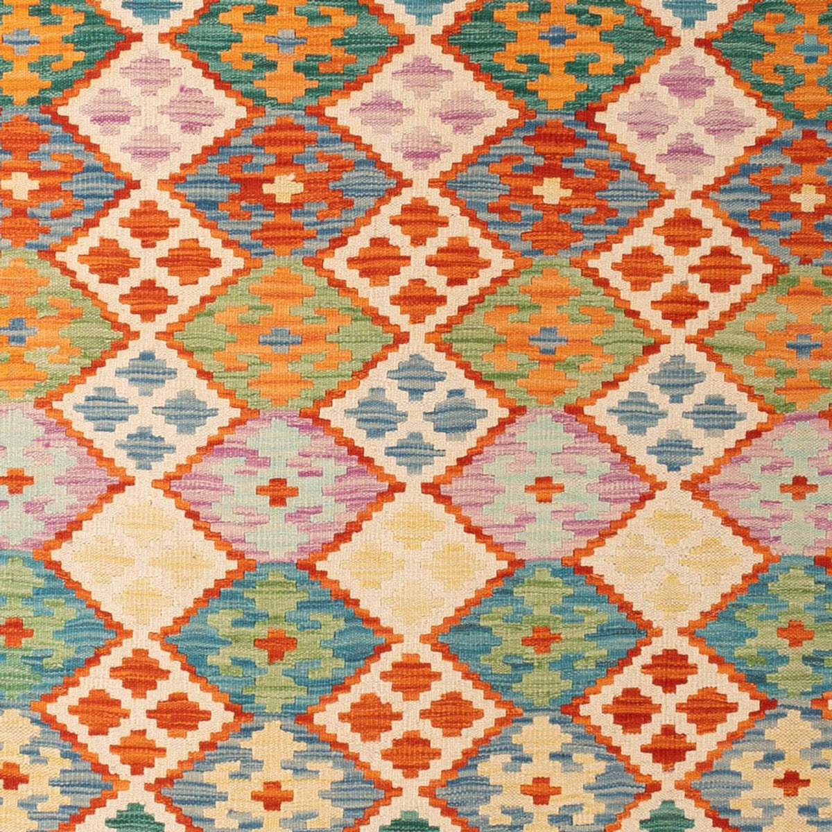 Kelim Teppich - Splash - 306 x 201 cm - mehrfarbig