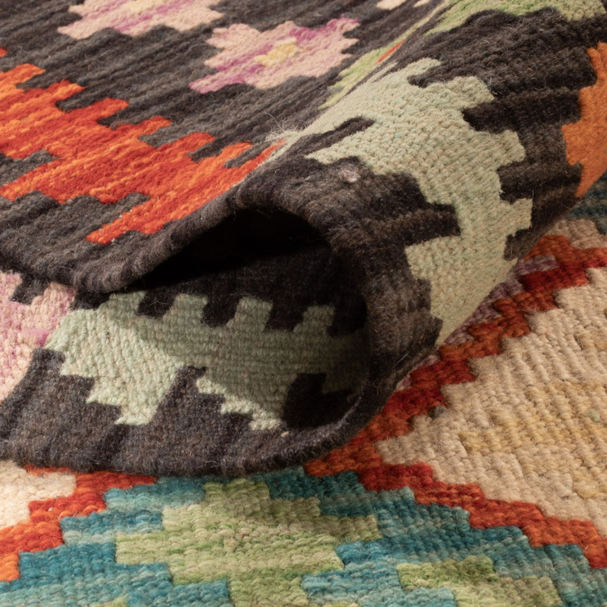 Kelim Teppich - Splash - 306 x 201 cm - mehrfarbig