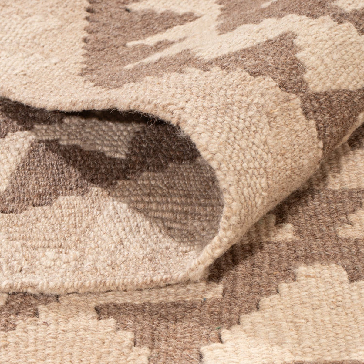 Kelim Teppich - Splash - 287 x 202 cm - hellgrau