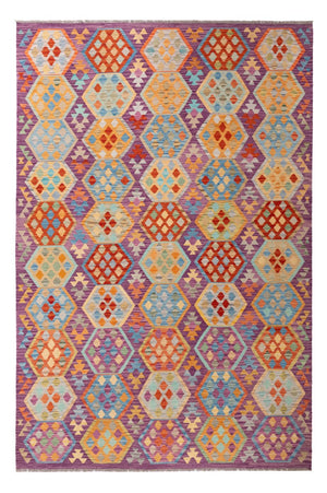 Kelim Teppich - Splash - 313 x 206 cm - mehrfarbig