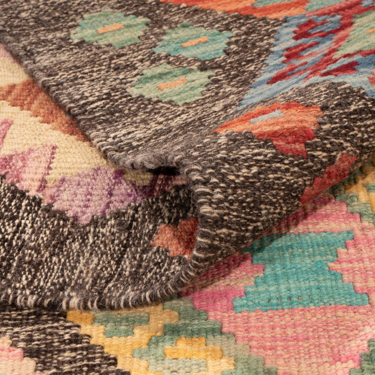 Kelim Teppich - Splash - 304 x 211 cm - mehrfarbig