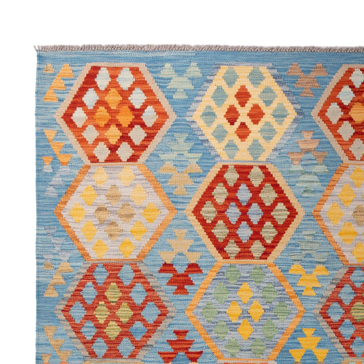 Kelim Teppich - Splash - 310 x 207 cm - mehrfarbig