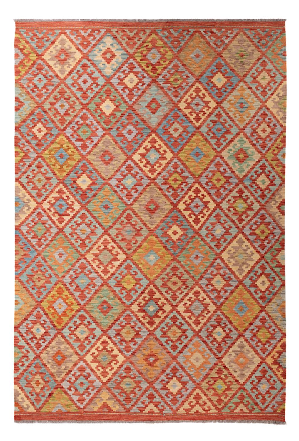 Kelim Teppich - Splash - 300 x 202 cm - mehrfarbig