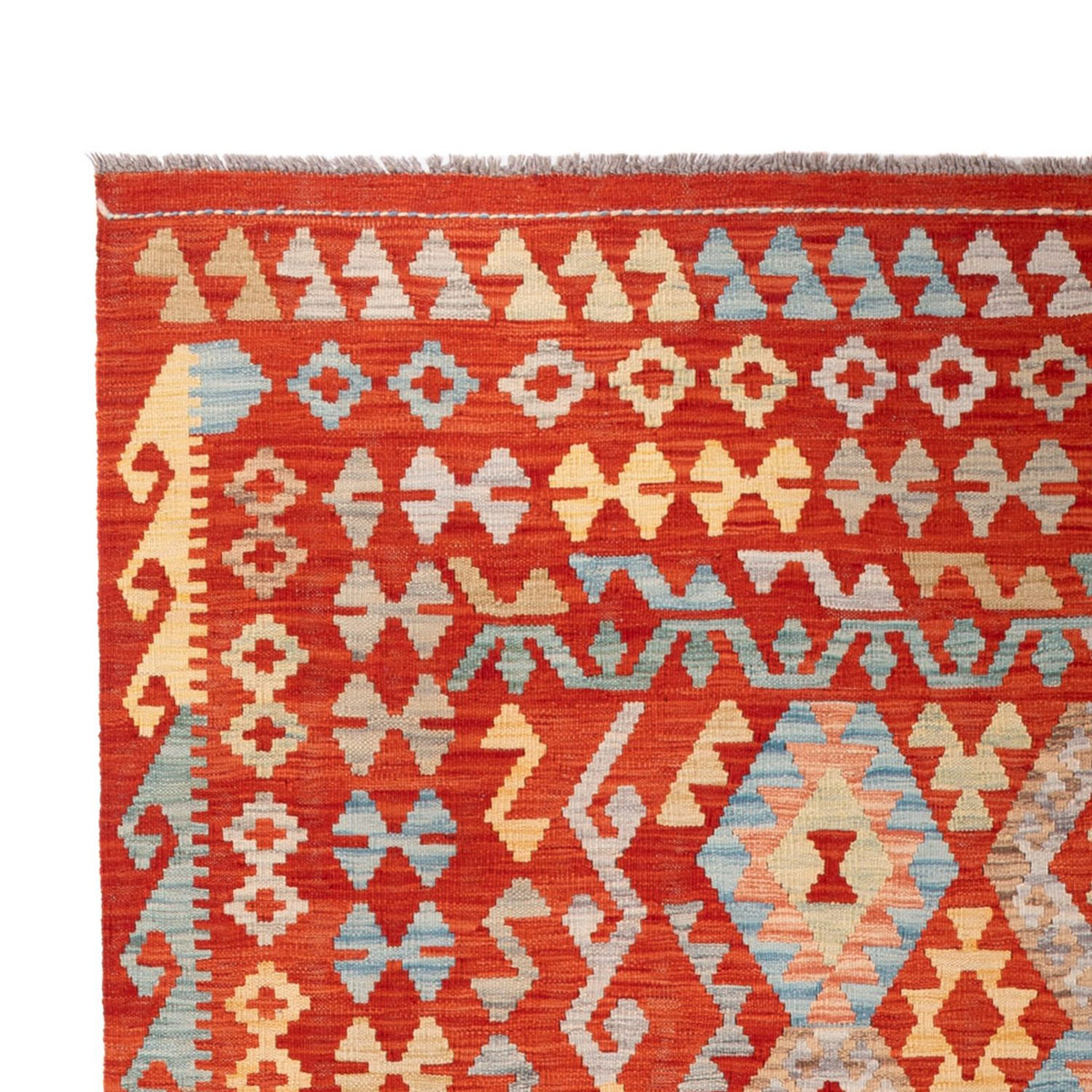 Kelim Teppich - Splash - 309 x 197 cm - mehrfarbig