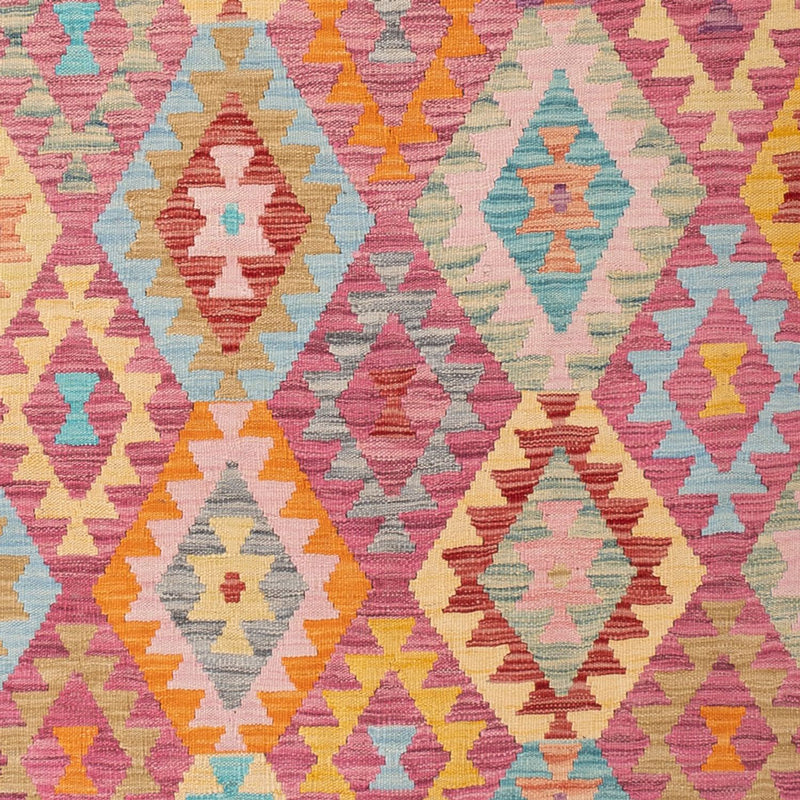 Kelim Teppich - Splash - 297 x 194 cm - mehrfarbig