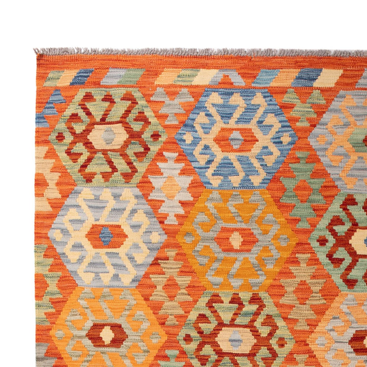 Kelim Teppich - Splash - 301 x 206 cm - mehrfarbig