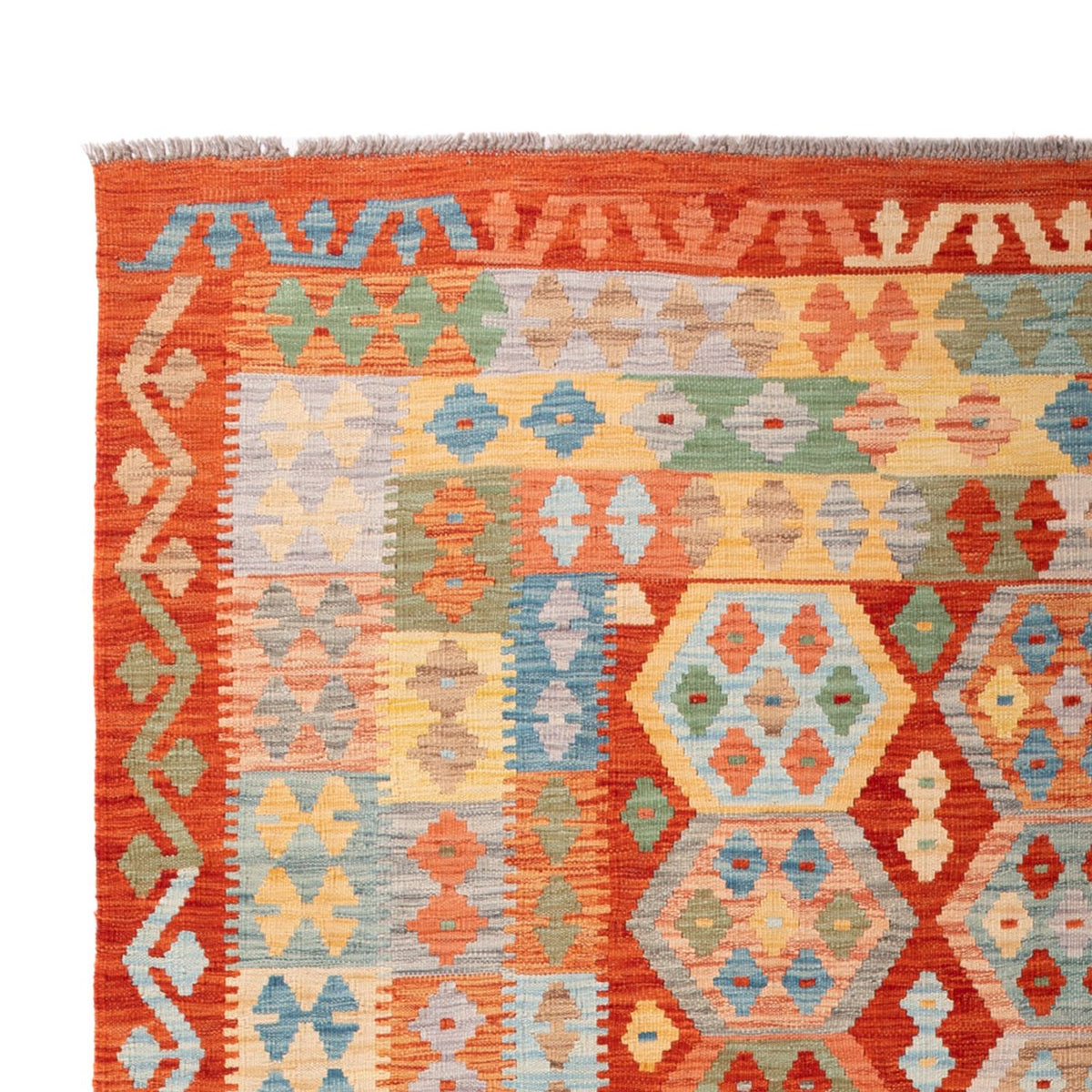 Kelim Teppich - Splash - 305 x 207 cm - mehrfarbig