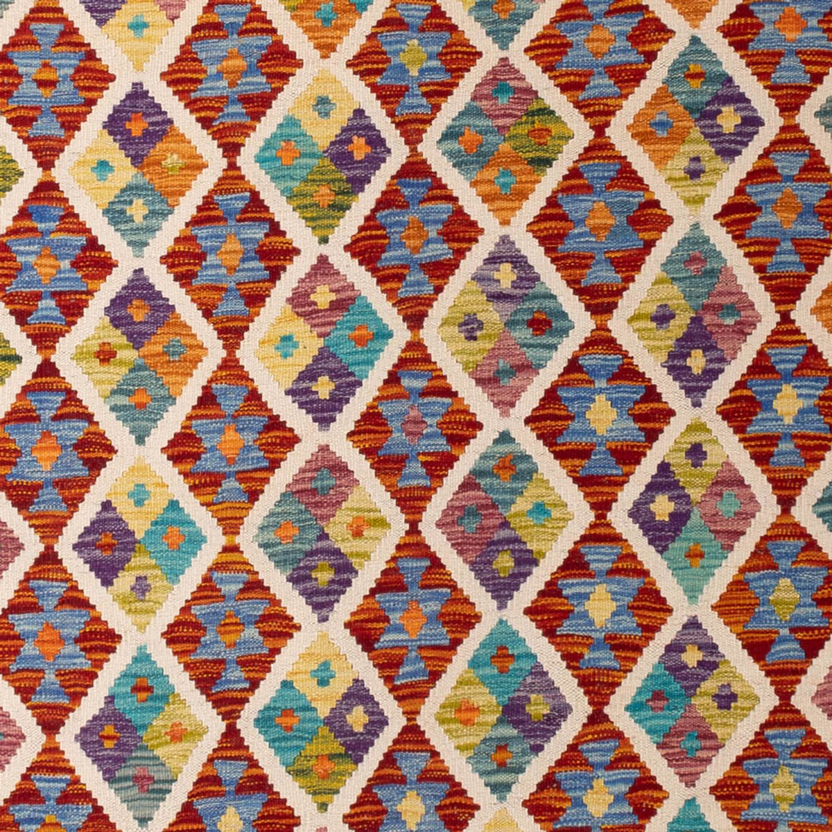 Kelim Teppich - Splash - 307 x 205 cm - mehrfarbig