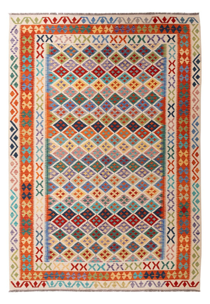 Kelim Teppich - Splash - 304 x 209 cm - mehrfarbig