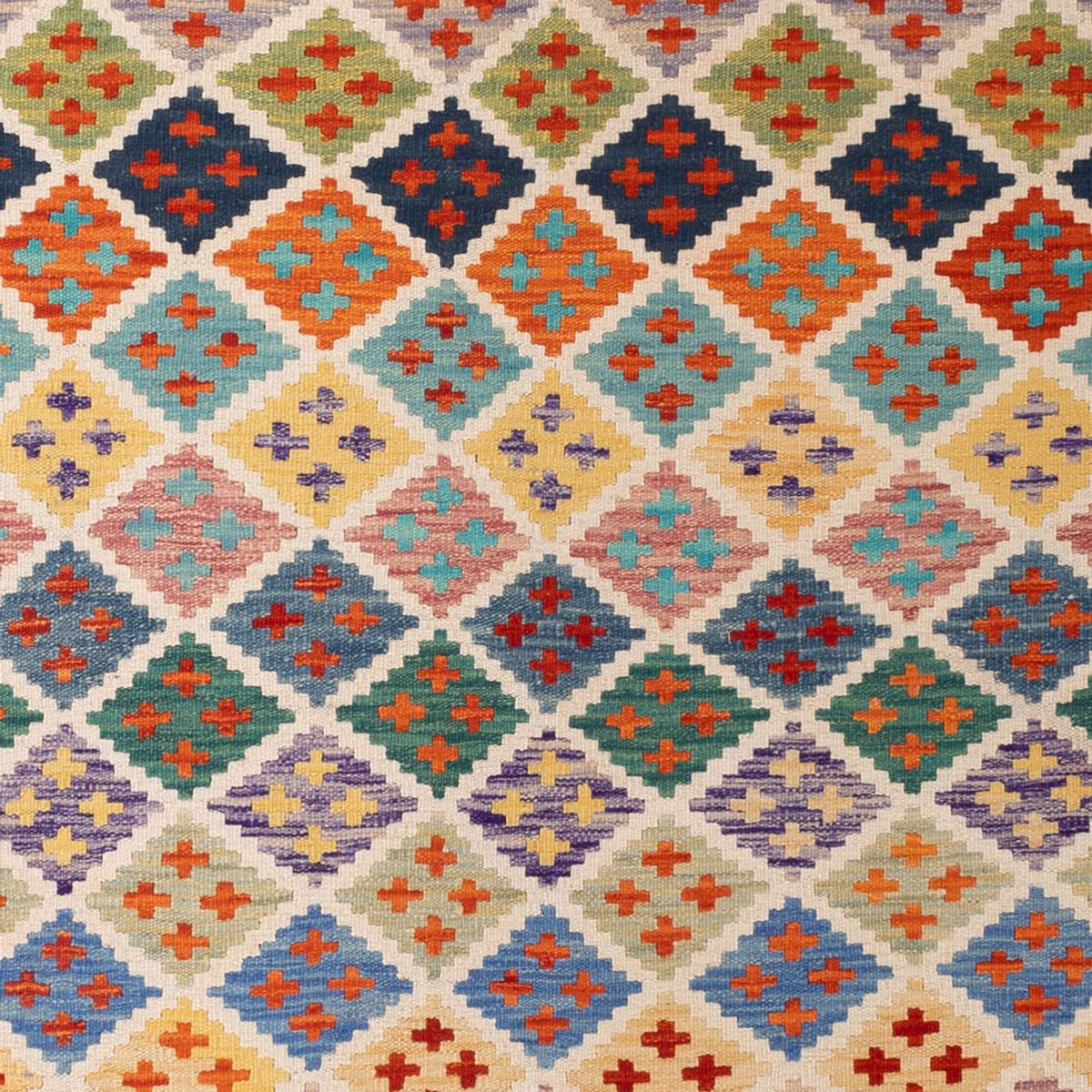 Kelim Teppich - Splash - 304 x 209 cm - mehrfarbig