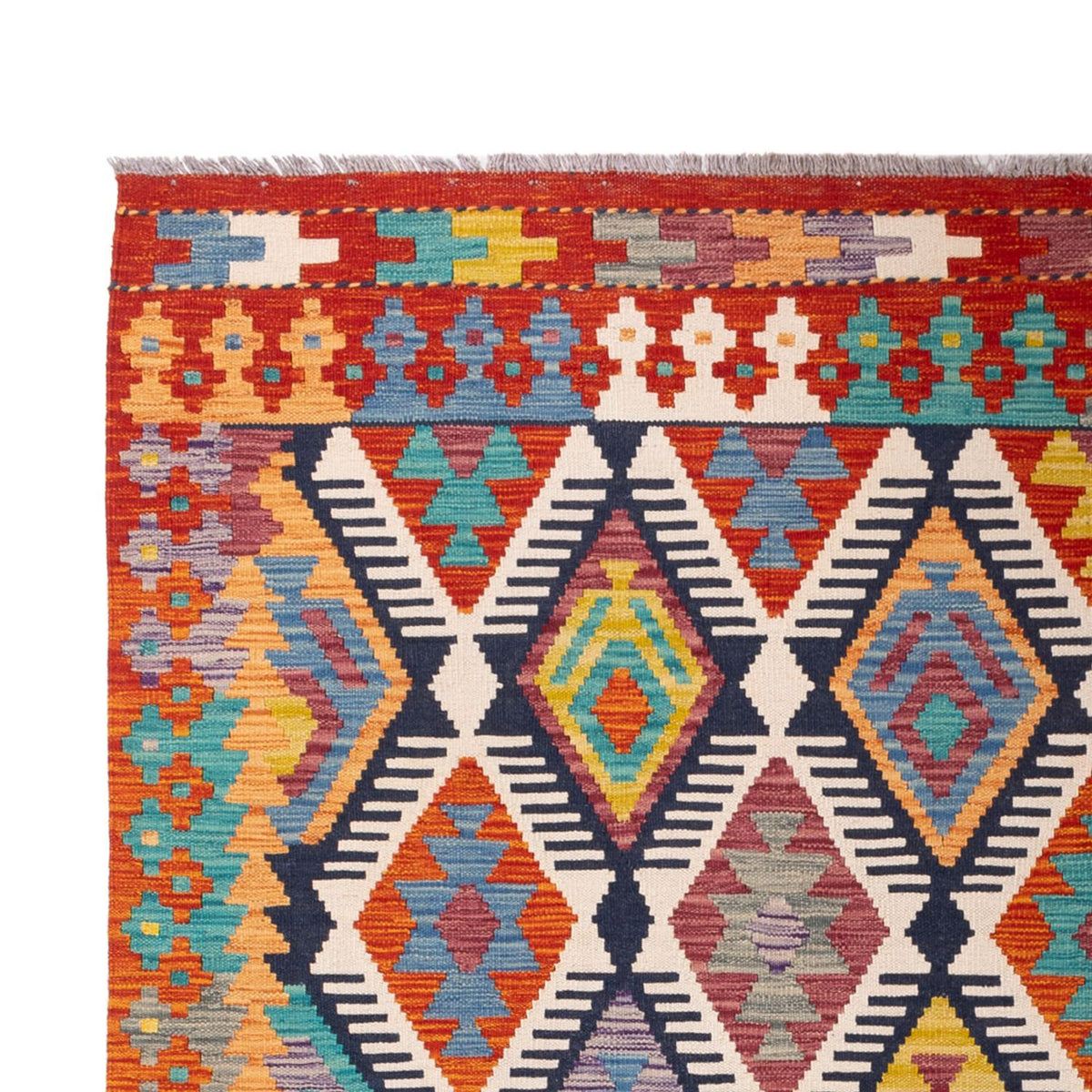 Kelim Teppich - Splash - 308 x 205 cm - mehrfarbig