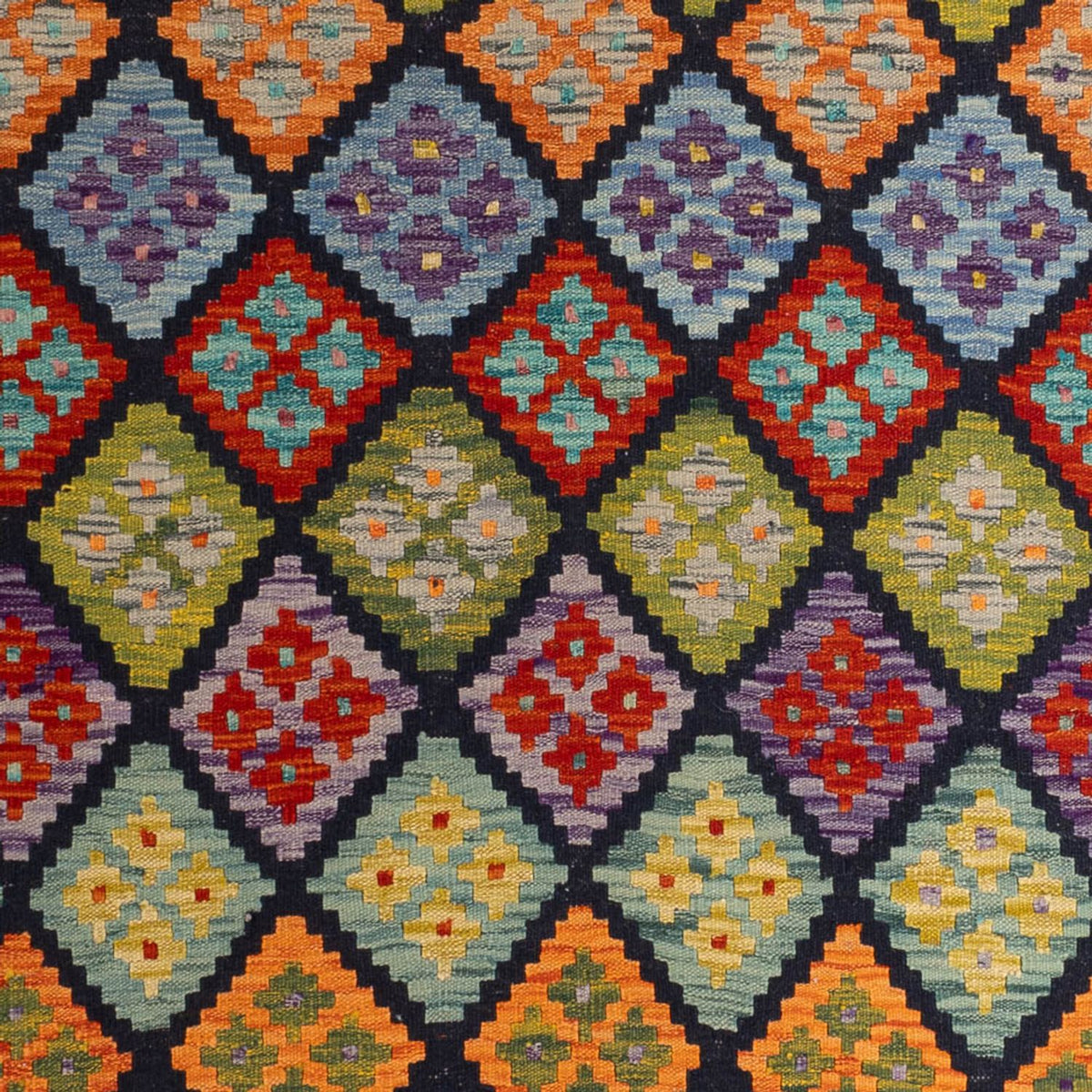 Kelim Teppich - Splash - 298 x 206 cm - mehrfarbig