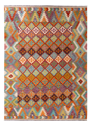 Kelim Teppich - Splash - 296 x 209 cm - mehrfarbig