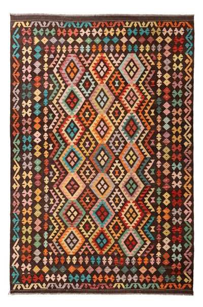 Kelim Maimene Teppich 205x307cm - mehrfarbig