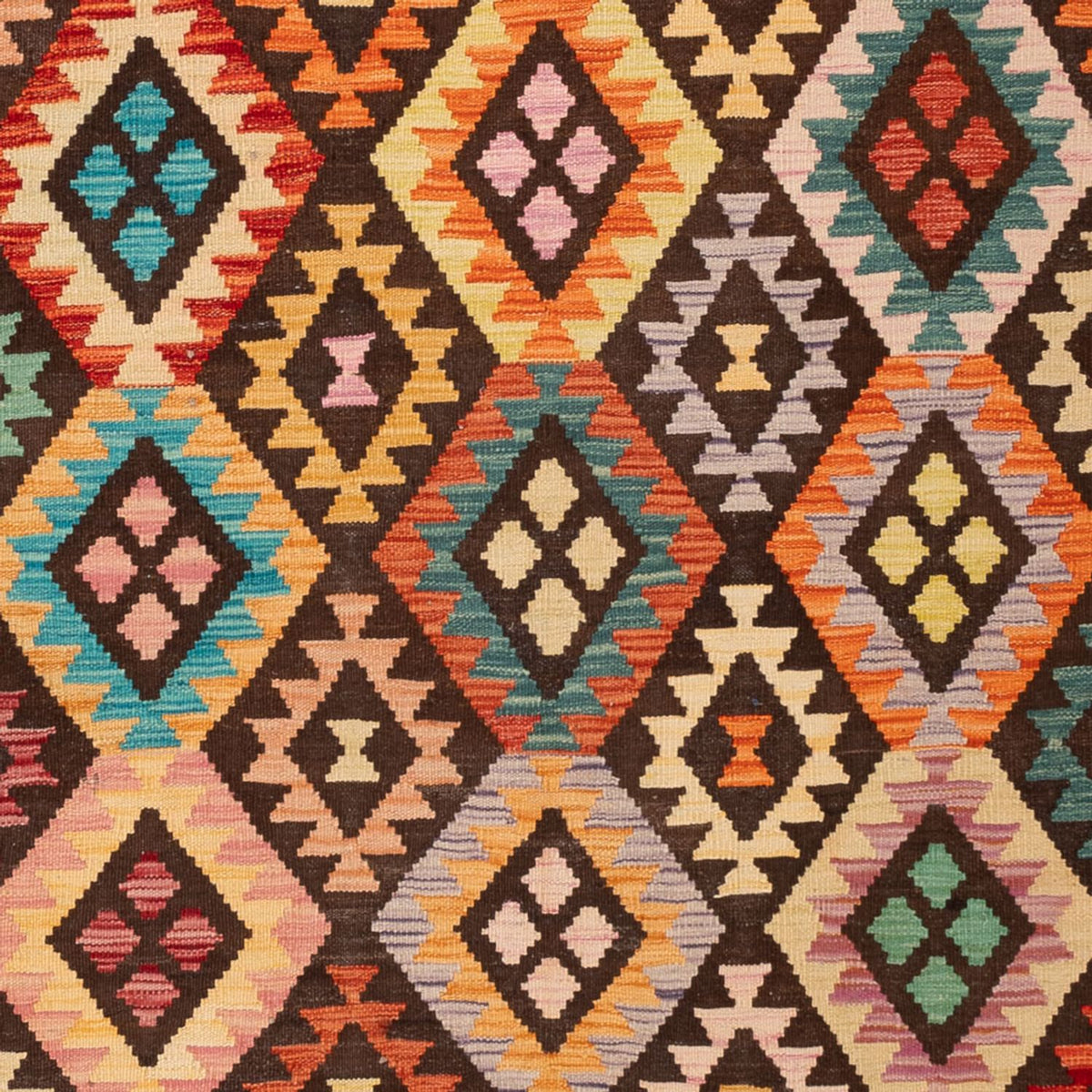 Kelim Teppich - Splash - 307 x 205 cm - mehrfarbig