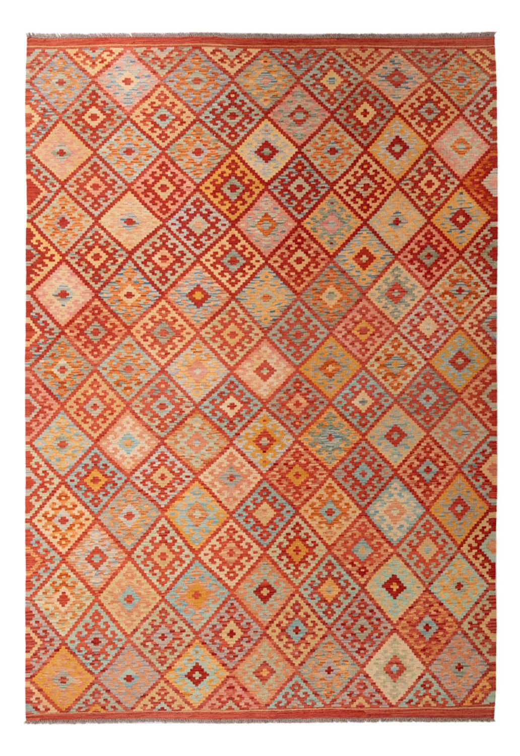 Kelim Teppich - Splash - 305 x 207 cm - mehrfarbig