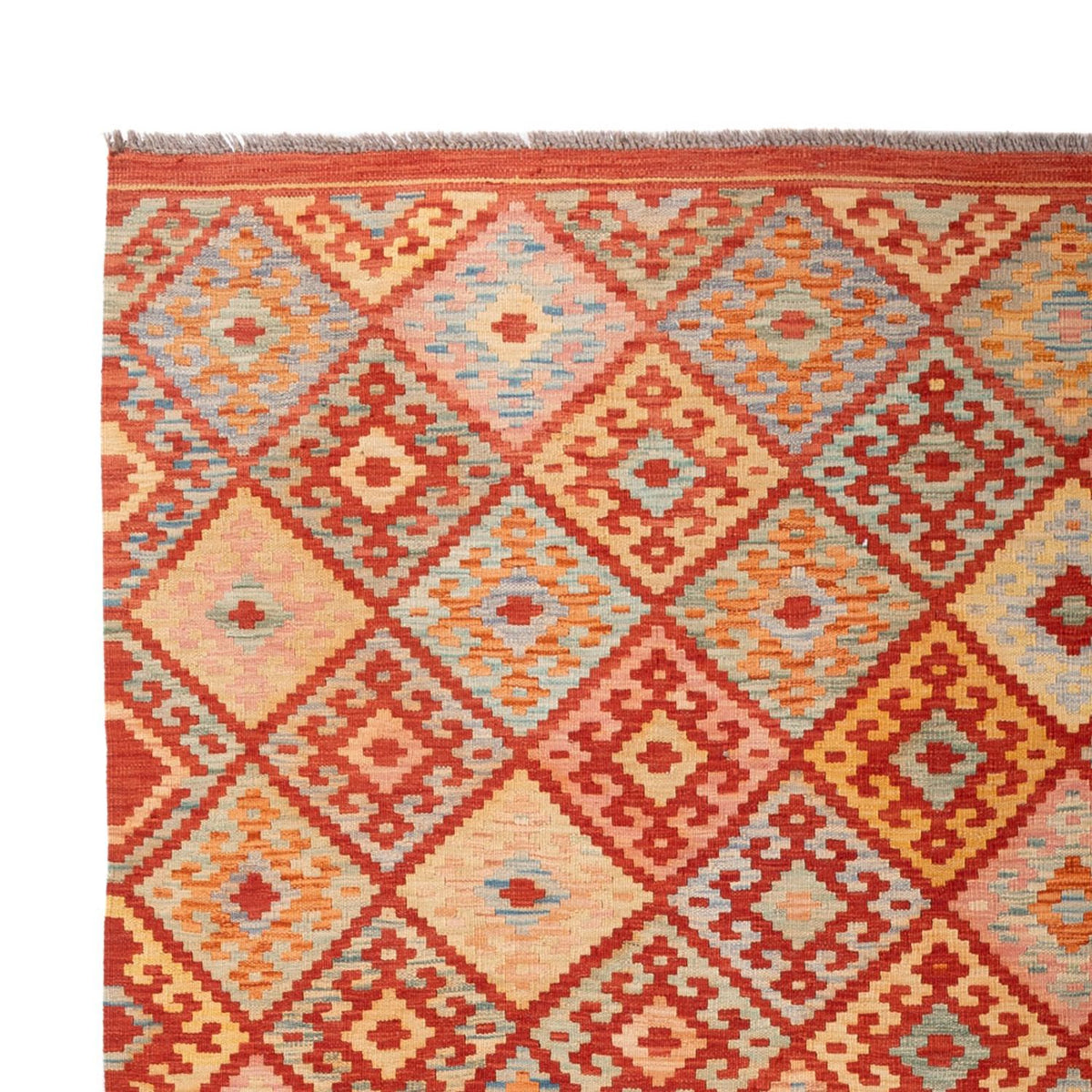 Kelim Teppich - Splash - 305 x 207 cm - mehrfarbig