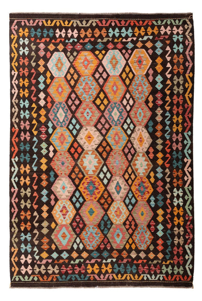 Kelim Maimene Teppich 209x306cm - mehrfarbig
