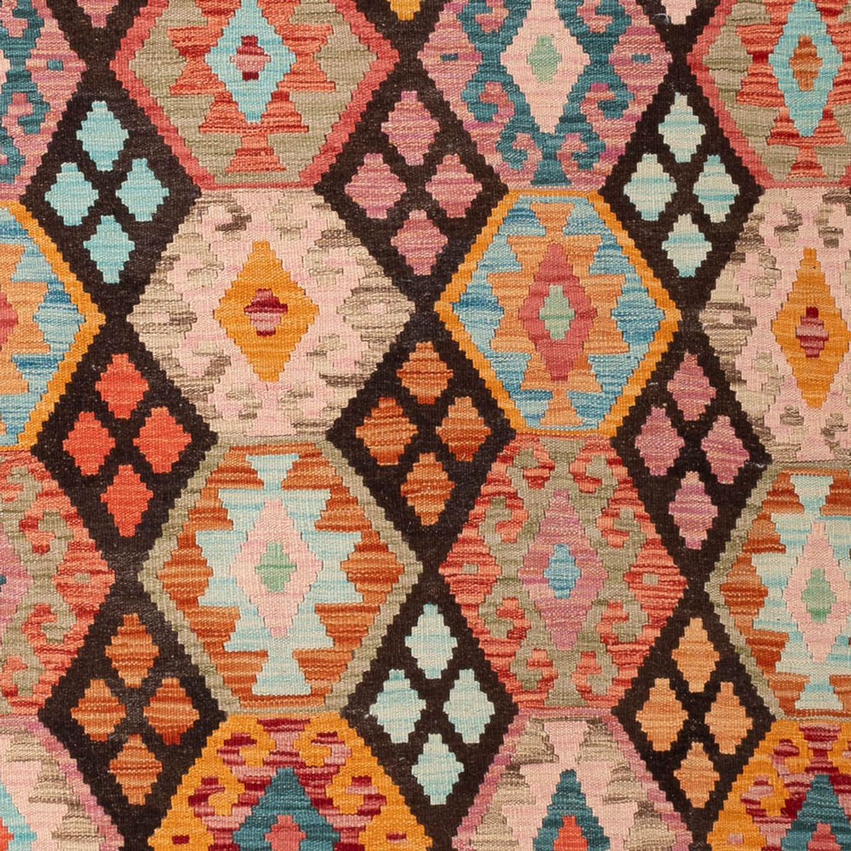 Kelim Teppich - Splash - 306 x 209 cm - mehrfarbig