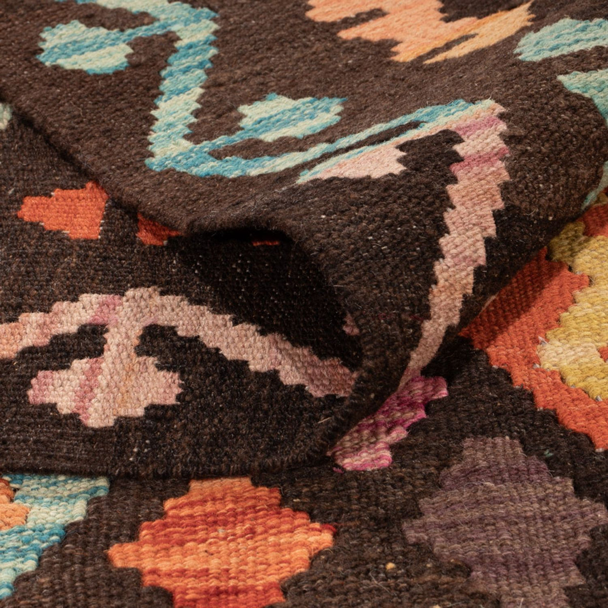 Kelim Teppich - Splash - 291 x 197 cm - mehrfarbig