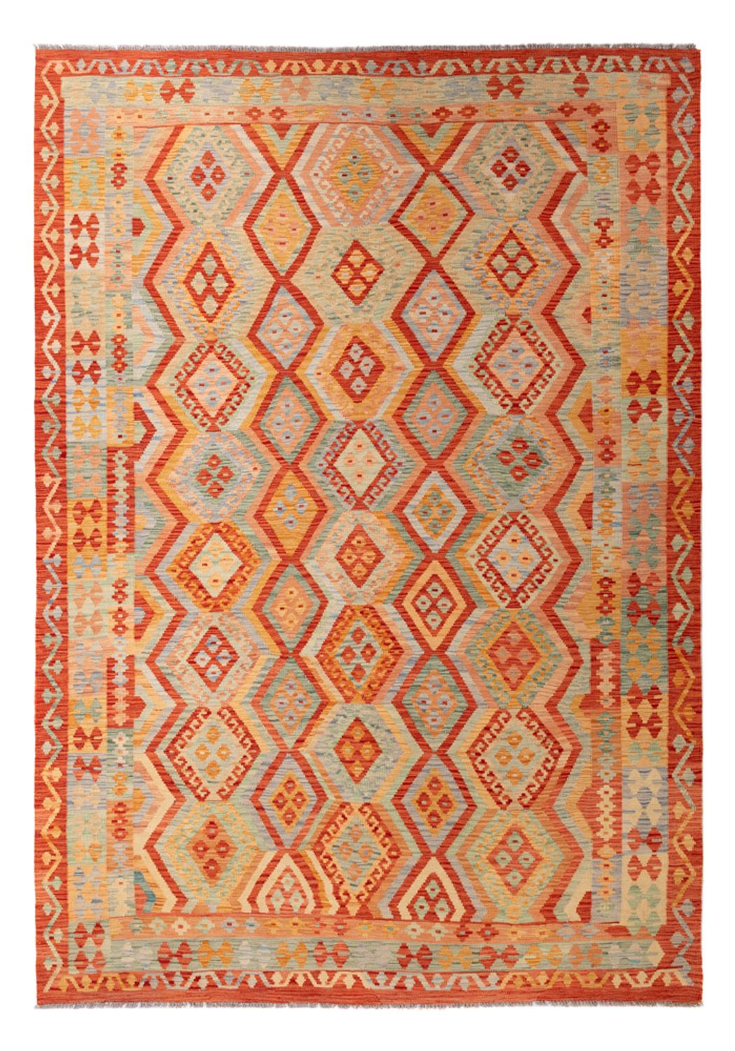 Kelim Teppich - Splash - 299 x 206 cm - mehrfarbig