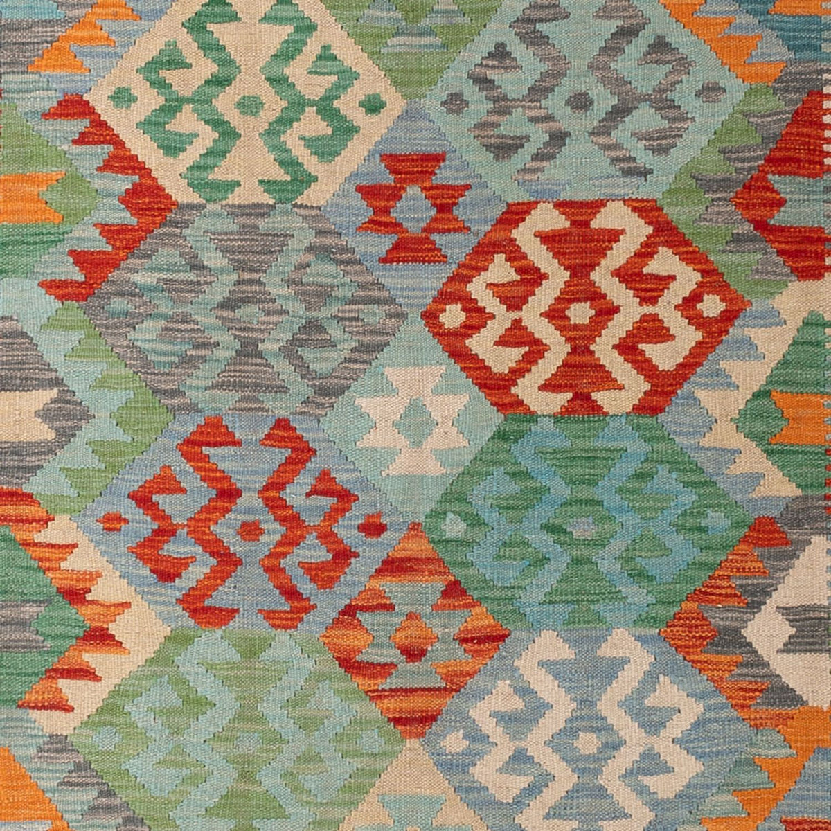 Kelim Teppich - Splash - 287 x 211 cm - mehrfarbig