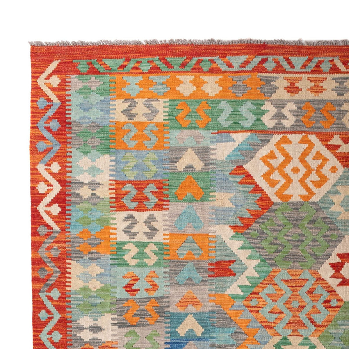 Kelim Teppich - Splash - 287 x 211 cm - mehrfarbig