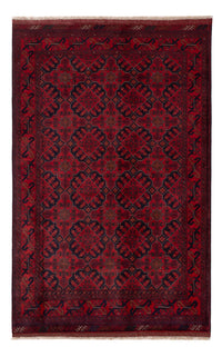 Afghan Teppich - Kunduz - 198 x 125 cm - dunkelrot