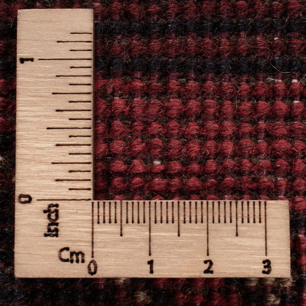 Afghan Teppich - Kunduz - 196 x 130 cm - dunkelrot