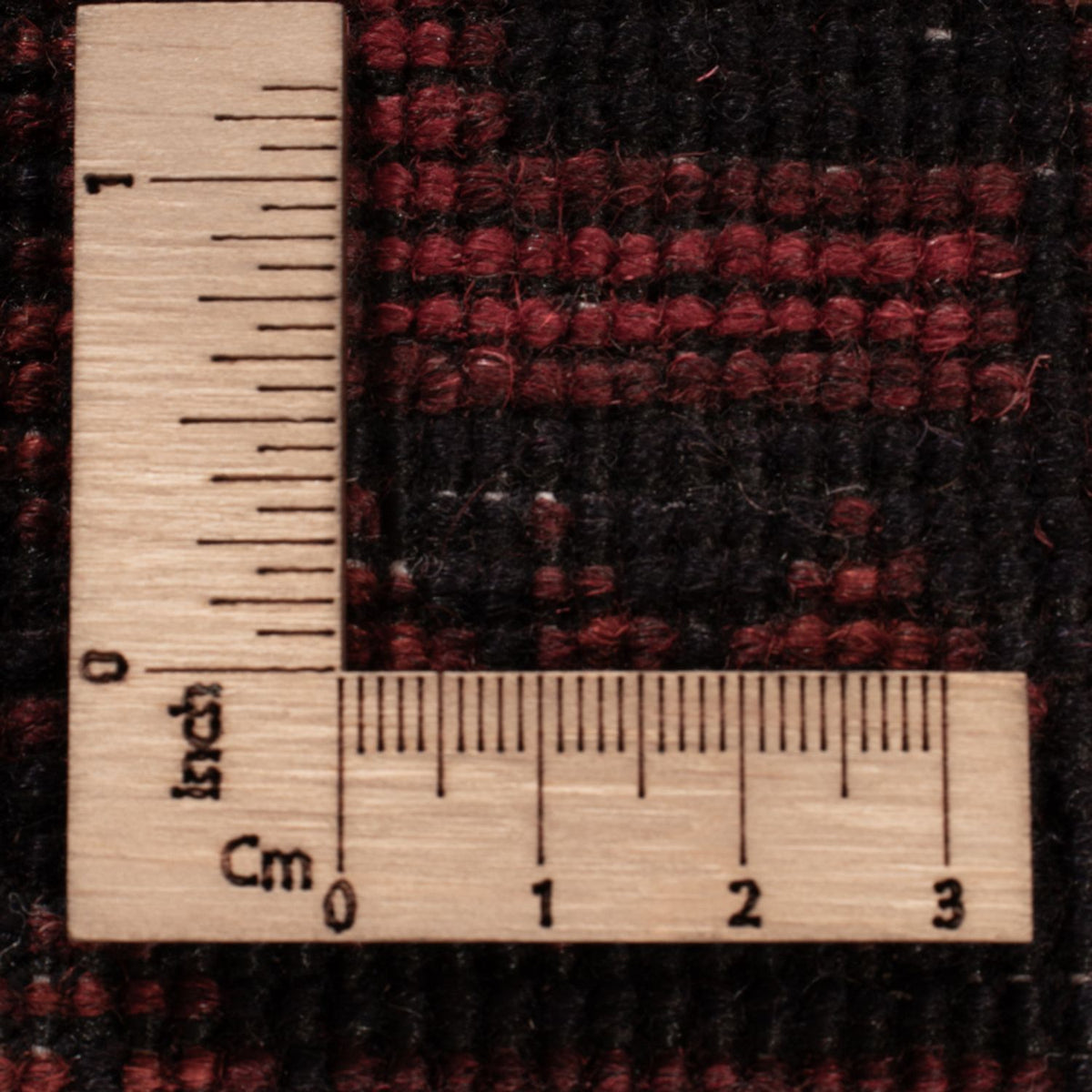 Afghan Teppich - Kunduz - 195 x 125 cm - dunkelrot