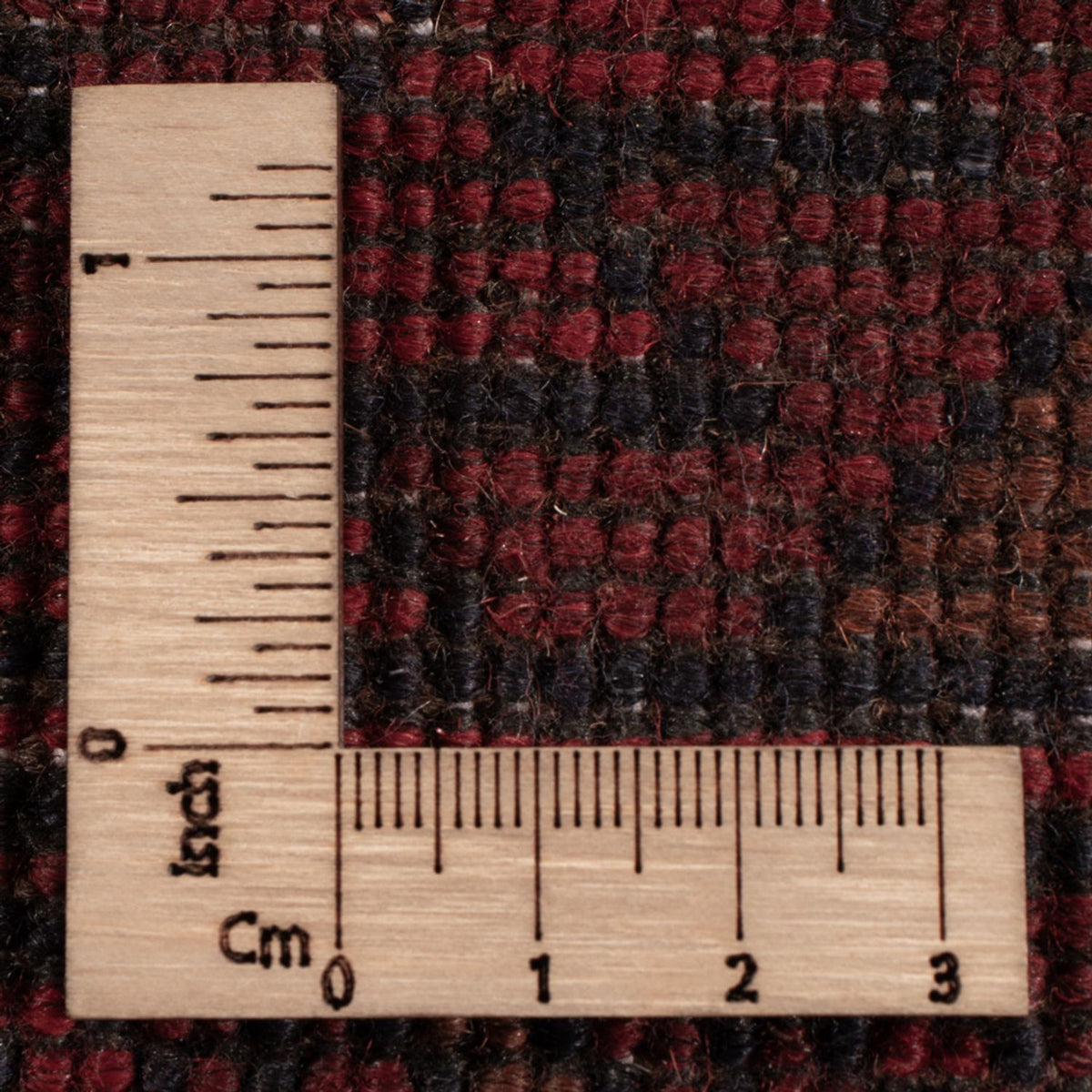 Afghan Teppich - Kunduz - 196 x 129 cm - dunkelrot