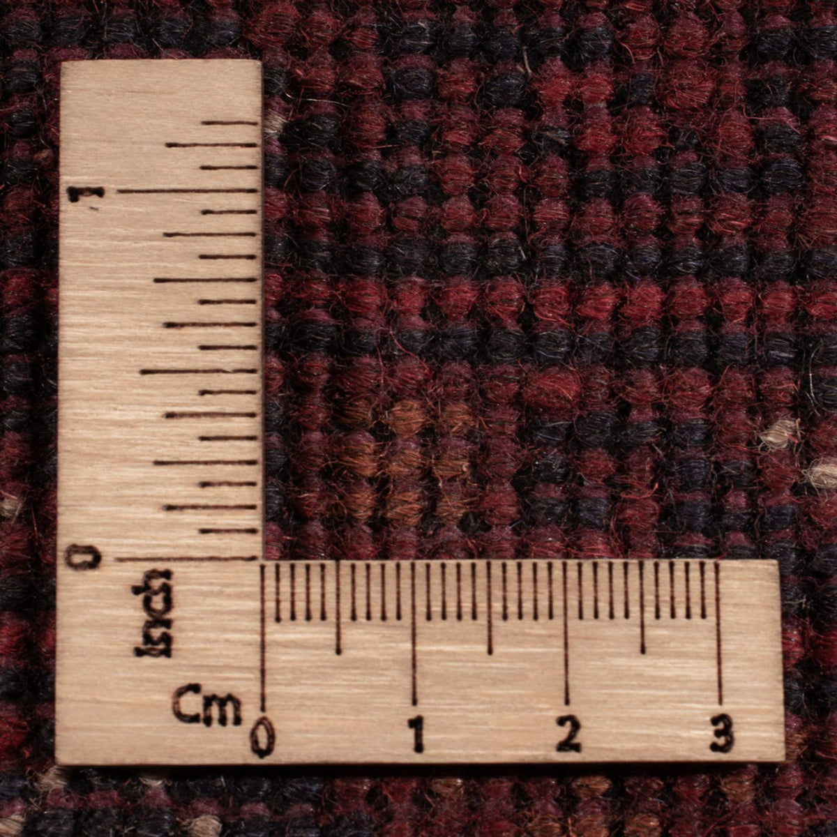 Afghan Teppich - Kunduz - 196 x 123 cm - dunkelrot