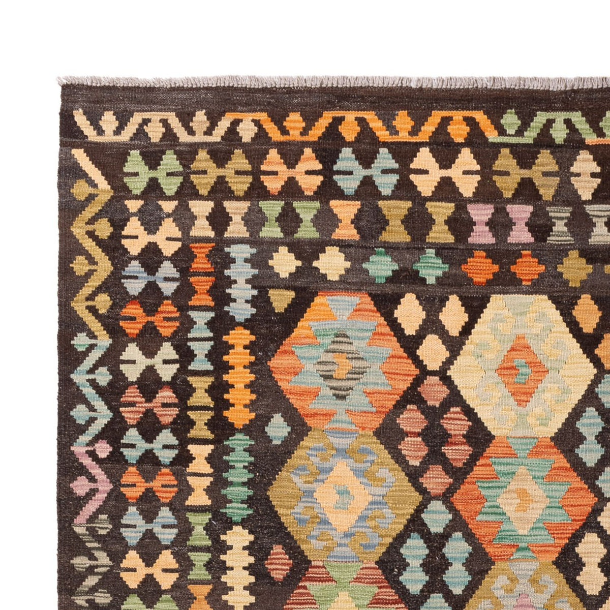 Kelim Teppich - Splash - 285 x 207 cm - mehrfarbig