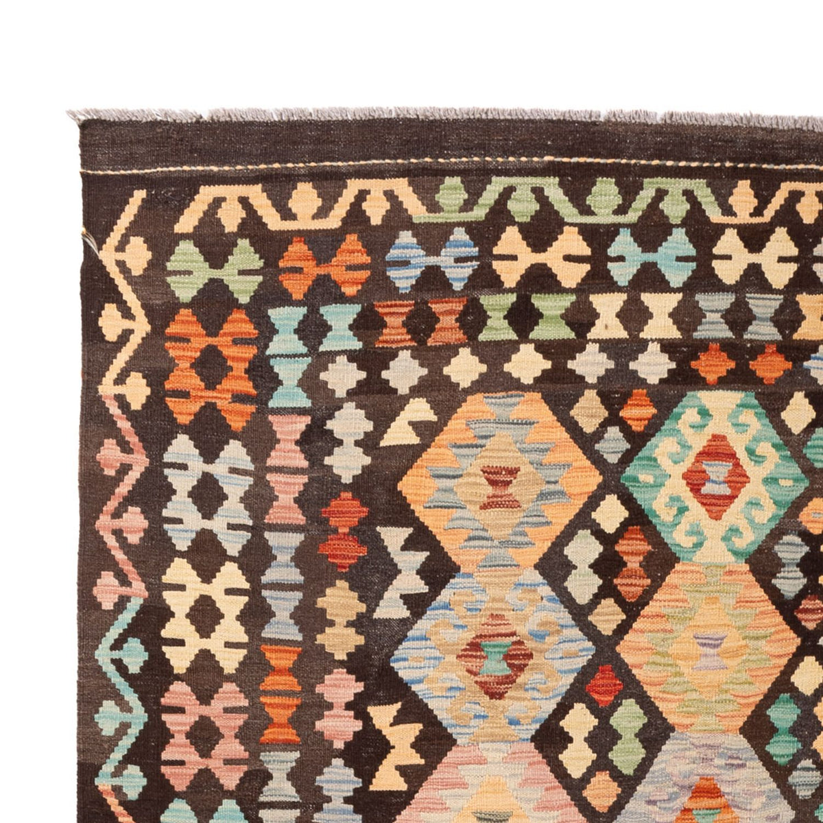 Kelim Teppich - Splash - 299 x 198 cm - mehrfarbig