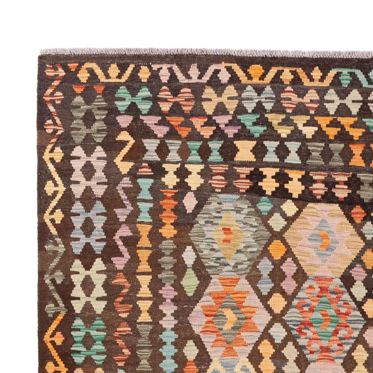 Kelim Teppich - Splash - 290 x 195 cm - mehrfarbig