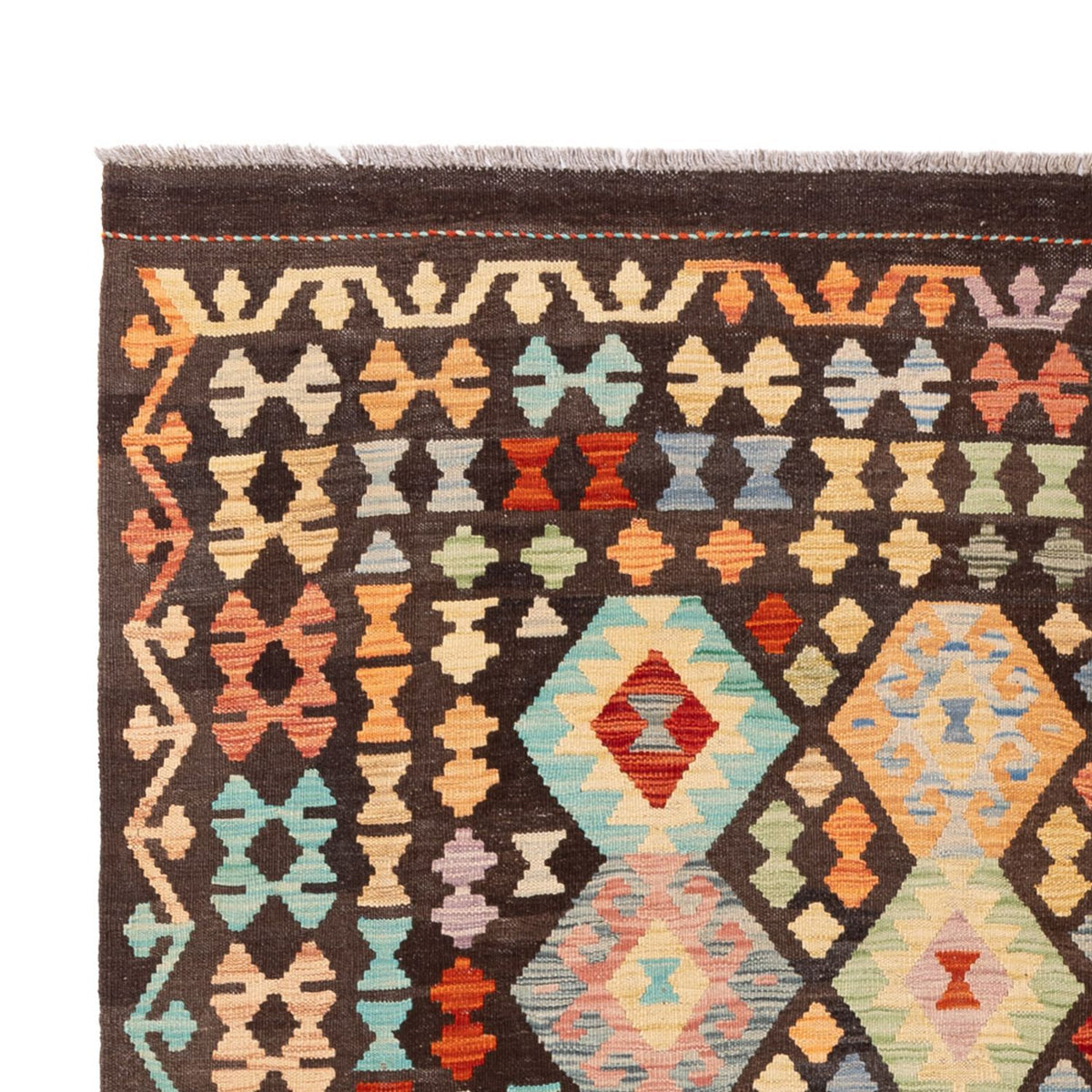 Kelim Teppich - Splash - 307 x 199 cm - mehrfarbig