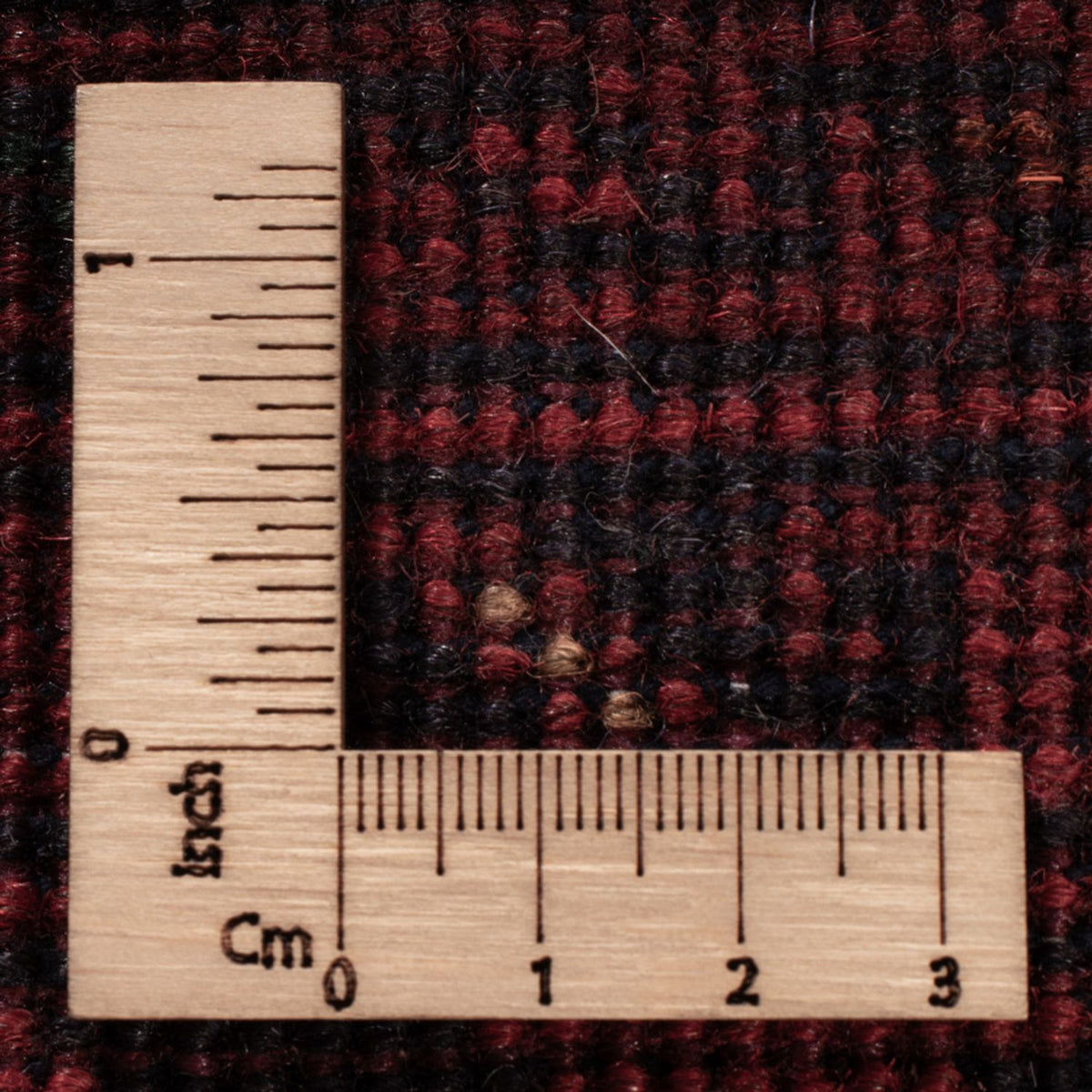 Afghan Teppich - Kunduz - 195 x 123 cm - dunkelrot