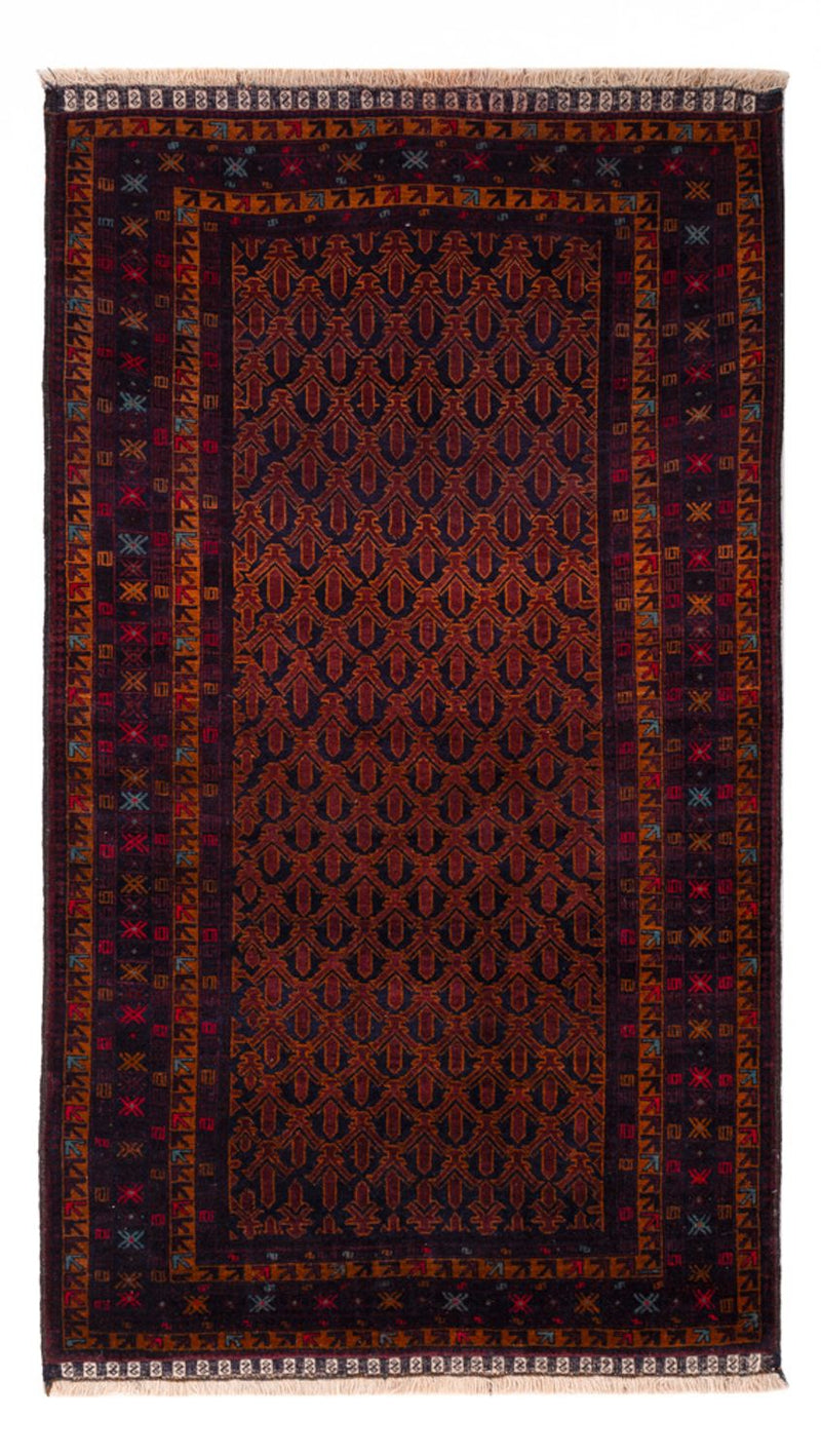 Läufer Belutsch - 200 x 114 cm - dunkelrot