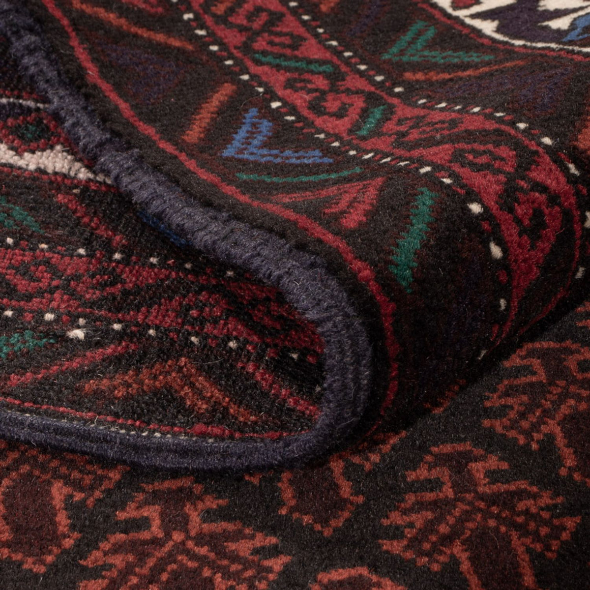 Belutsch Teppich - 188 x 123 cm - dunkelrot