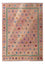 Kelim Teppich - Splash - 298 x 215 cm - rosa